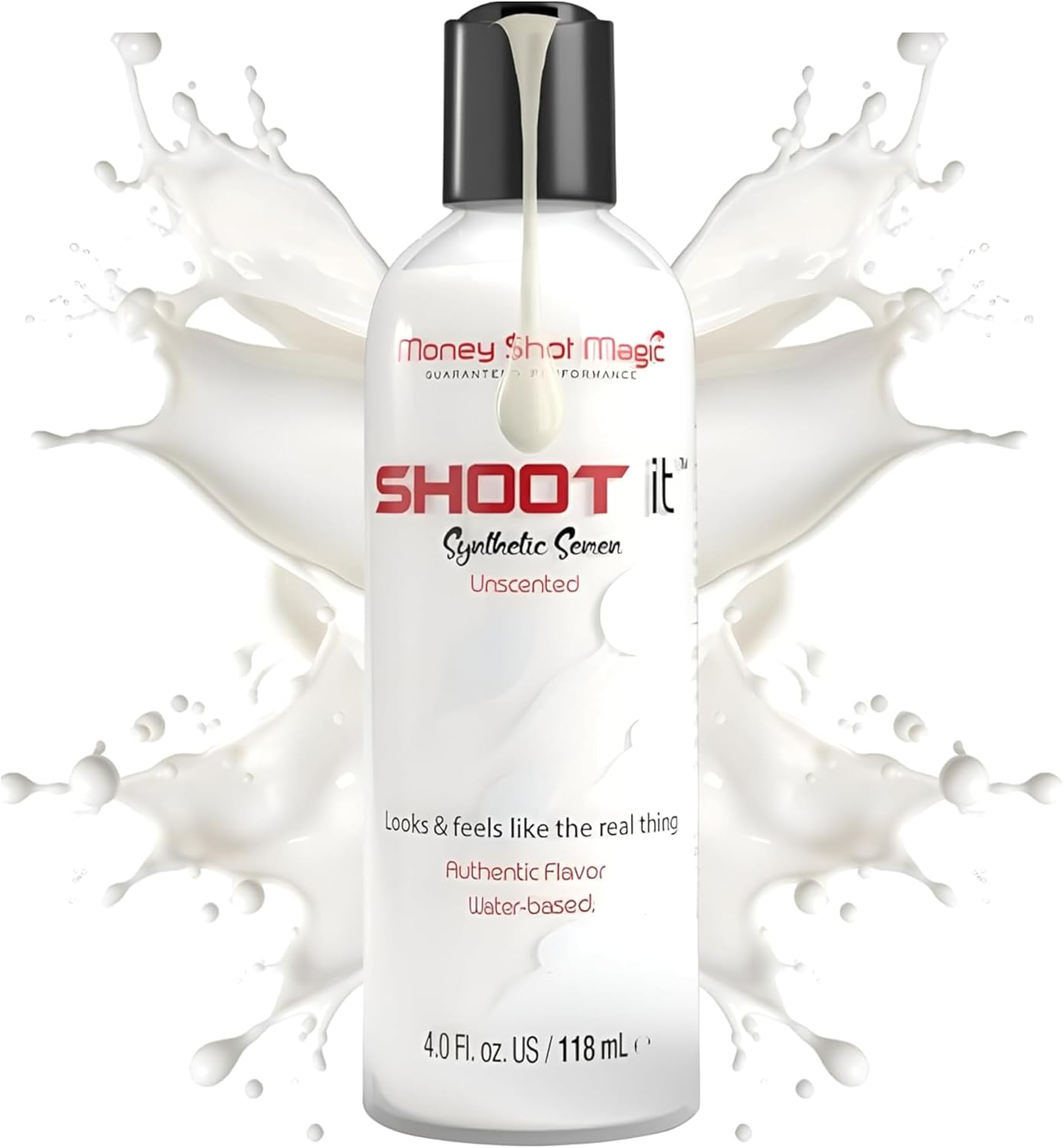 Shoot It Water-Based Glide Gel, Looks & Feels Like The Real Thing, 4 oz