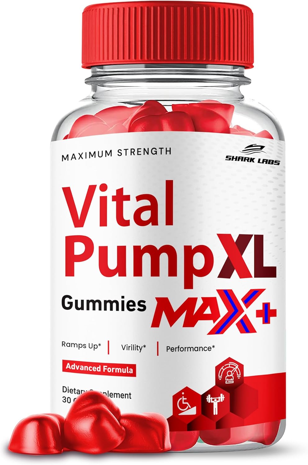 (1 Pack) Vital Pump XL Max+ Gummies, Maximum Strength Supplement, Vital Pump XL Max + Advanced All Natural Vitamin Gummies