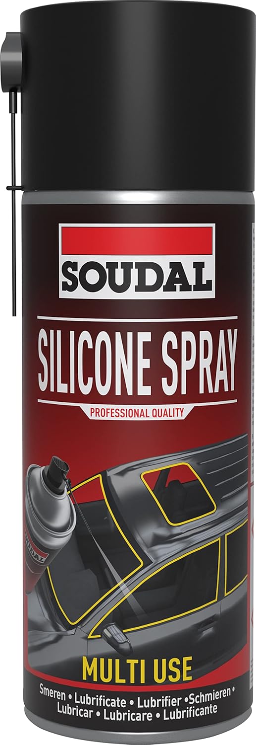 Soudal SP400 400 ml Silicone Spray, 0