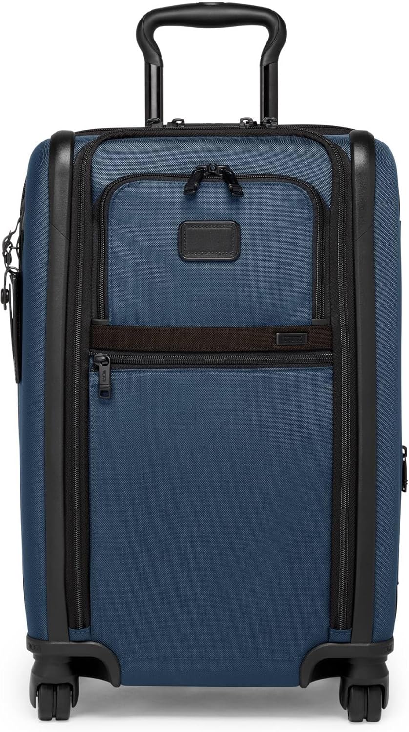 TUMI - Alpha Dual Access Expandable Carry-On Luggage - Zipper Expansion - Durable Ballistic Nylon Lightweight Suitcase -TSA Lock Tracer