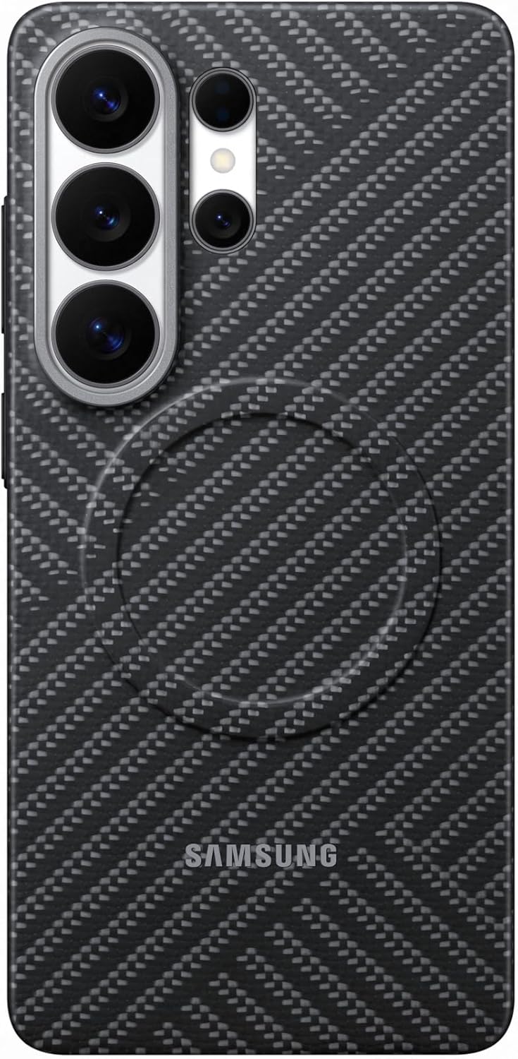 Samsung Galaxy S26 Ultra Carbon Magnet Case, Dark Grey