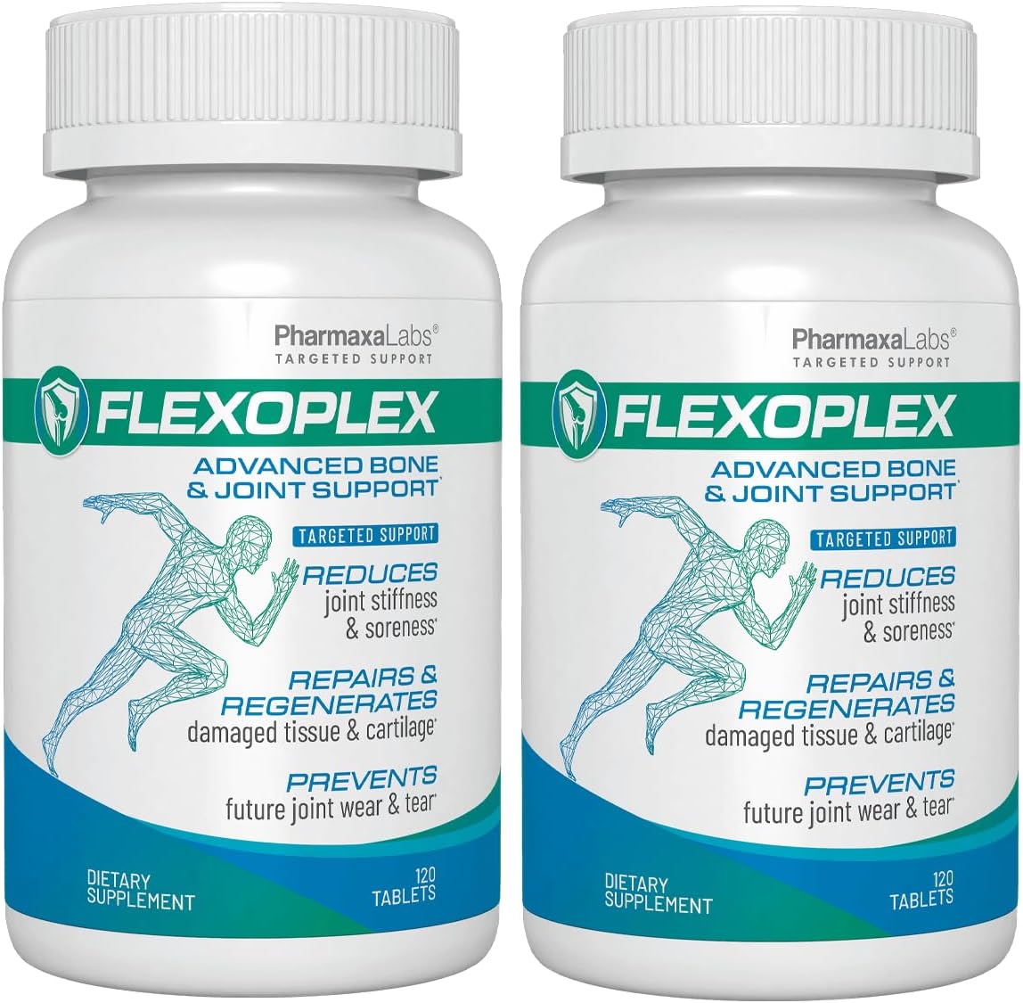 Advanced Bone & Joint Support Supplement | Promotes Healthy Joint Function & Relief from Joint Discomfort | Enhance Cartilage Flexibility & Range of Motion - 120 Count (Pack of 2)