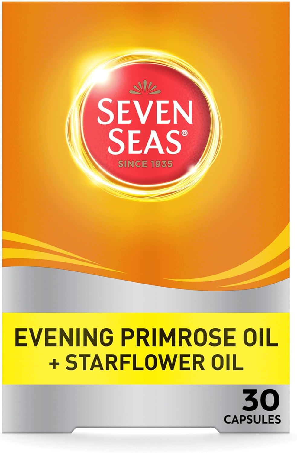 Seven Seas Evening Primrose Once A Day Plus Starflower Oil 1000mg 30 Capsules