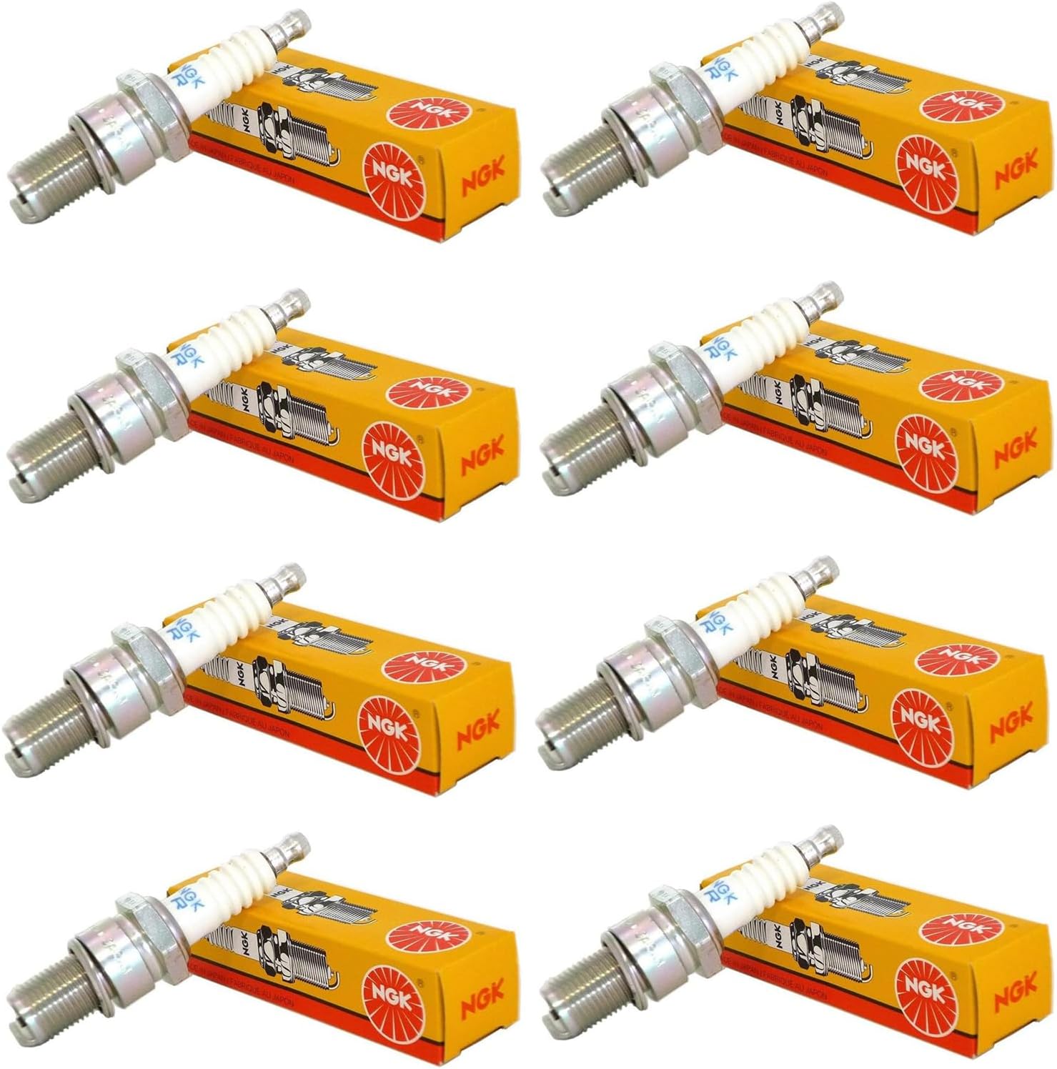 NGK Spark Plug BKR5E (7938) Pack of 8