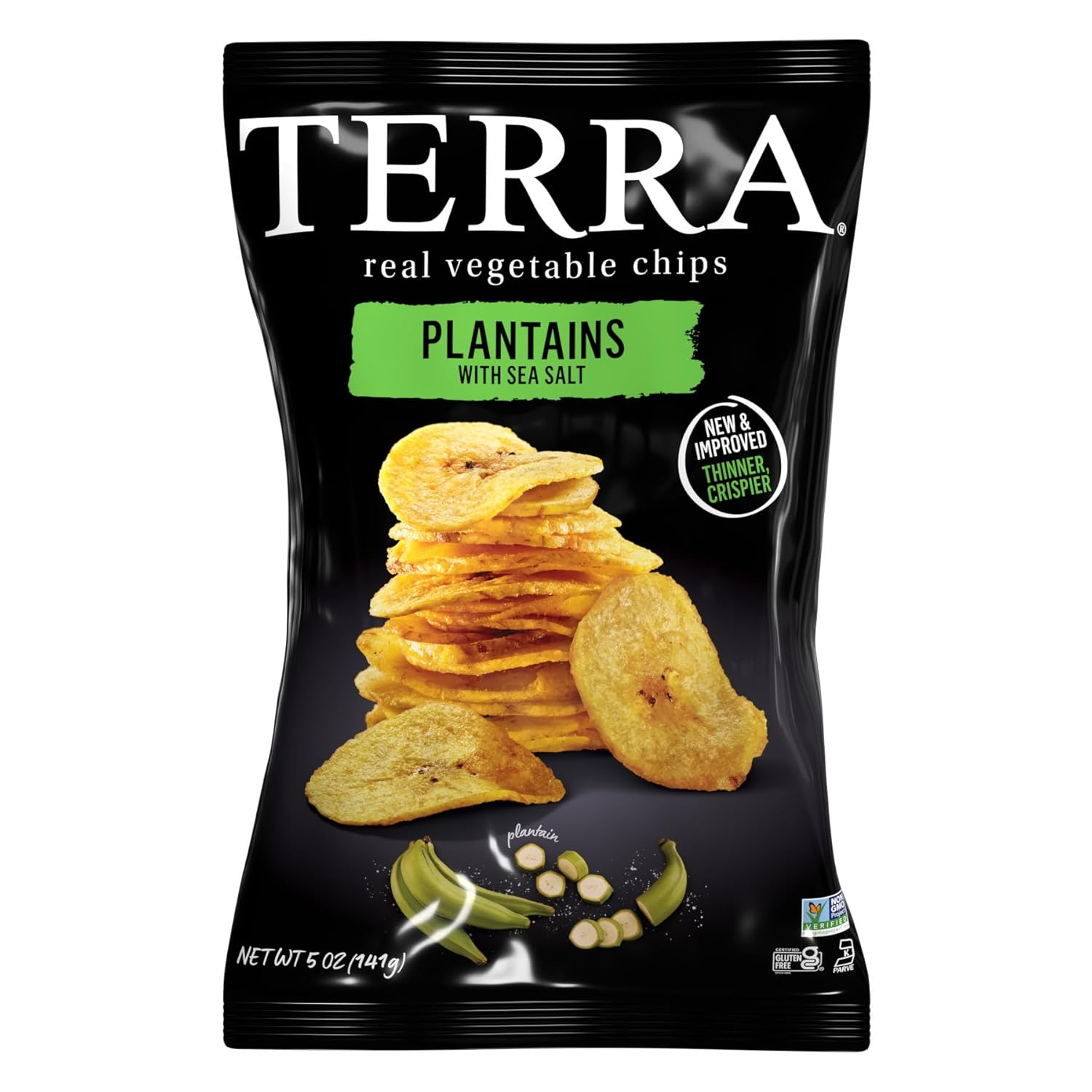 Terra Plantains Real Sea Salt Vegetable Chips 5 oz