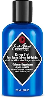 Jack Black Bump Fix, 6 Fl. Oz. – Acne, Razor Bump & Ingrown Hair Solution – Moisturizing Acne Treatment for Face, Aftershave for Razor Bumps, Ingrown Hair Serum for Men
