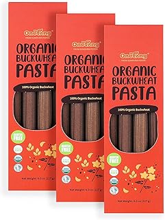 ONETANG Spaghetti Gluten-Free Noodles| Whole Grain Buckwheat Spaghetti Pasta | Non-GMO | Lower Carb | USDA Certified Organic | 8 oz (3 Pack)