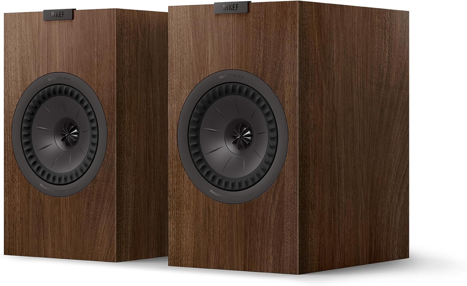 KEF Q3 Meta Bookshelf Speaker (Walnut, Pair)