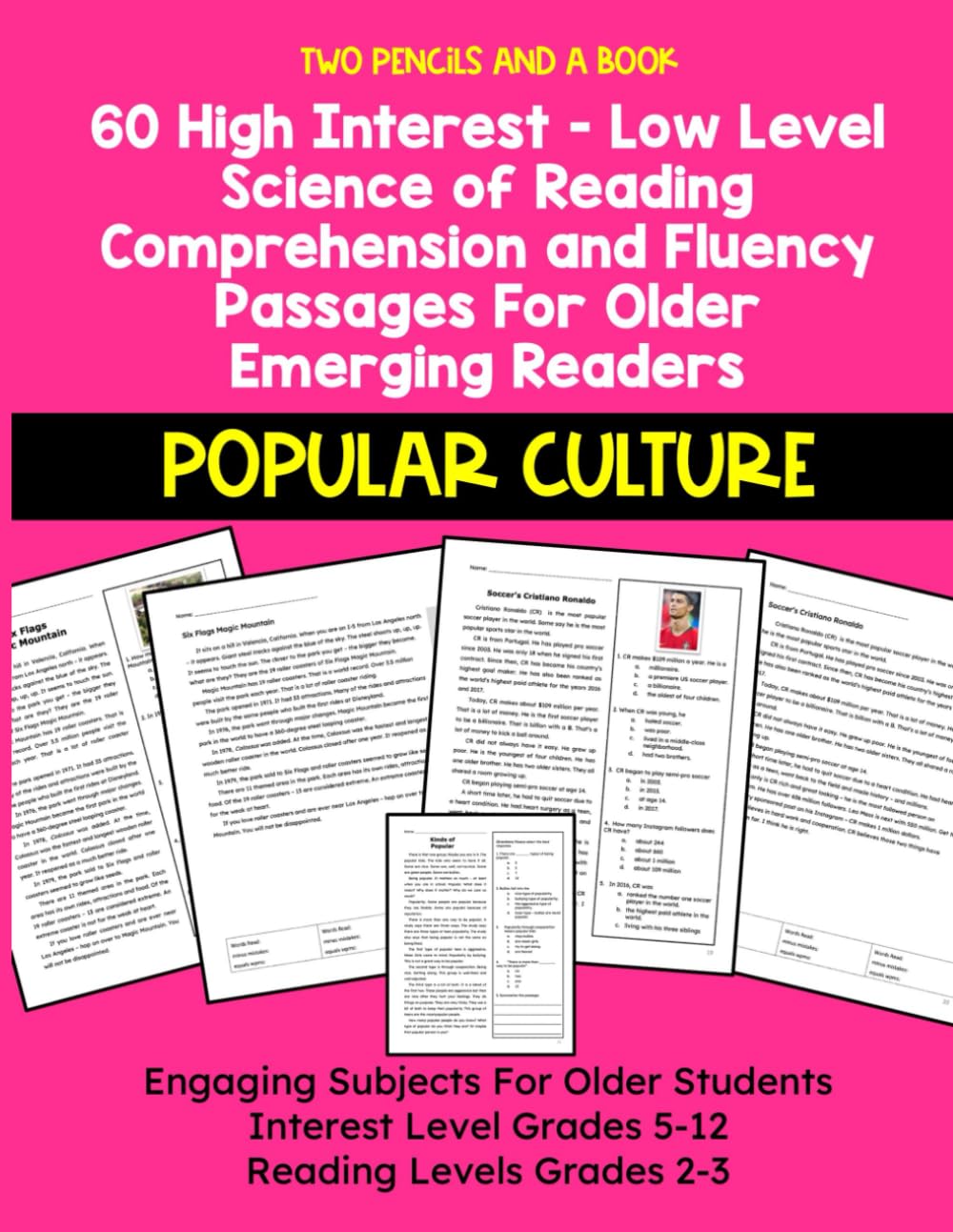 60 High Interest - Low Level Science of Reading Comprehension and Fluency Passages For Older Emerging Readers: High Interest Low Level Reading ... Practice for Older Struggling Readers)