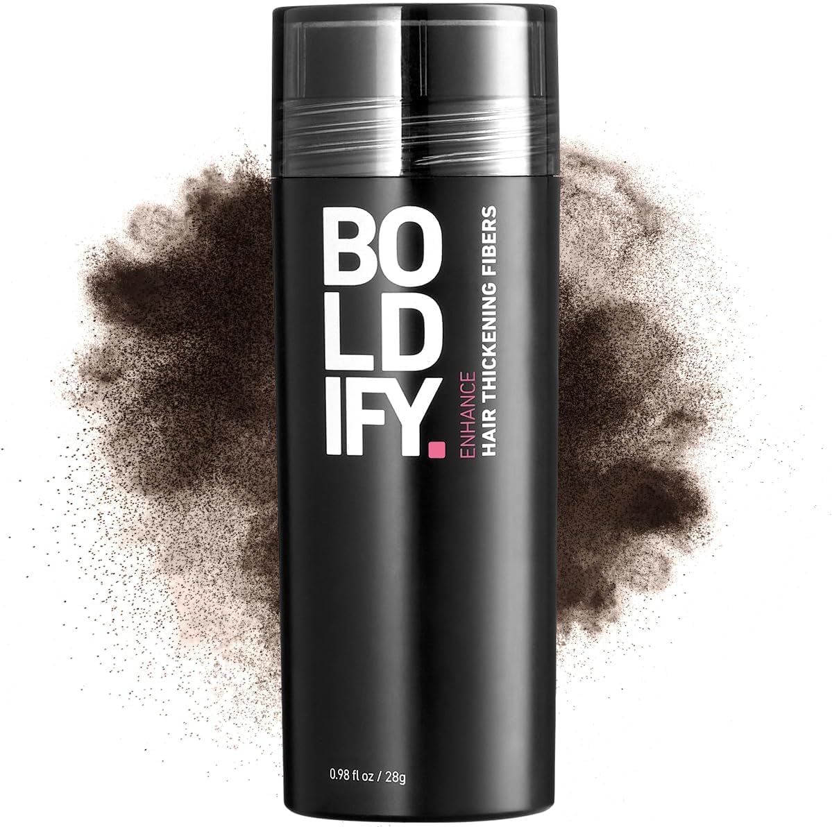 BOLDIFY Hair Fibres (28g) - Fill In Thinning and Fine Hair for an Instantly Fuller, Thicker Look - 14 Shades for Women and Men - Dark Brown