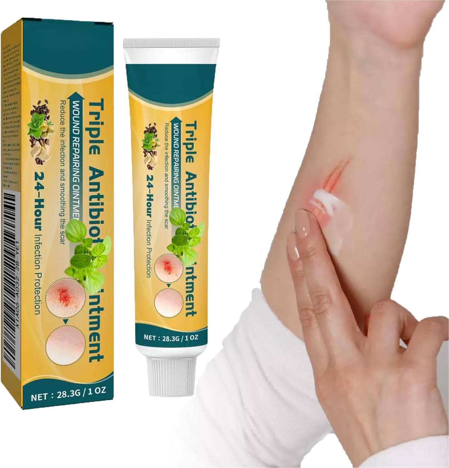 Wound Healing Ointmen-t ，Relieve Skin Abrasions,Reducing The Risk of Infection， Promote Natural Wound Healing ，Effectively Fade Scars，Ensuring That Skin Returns to Its Natural State