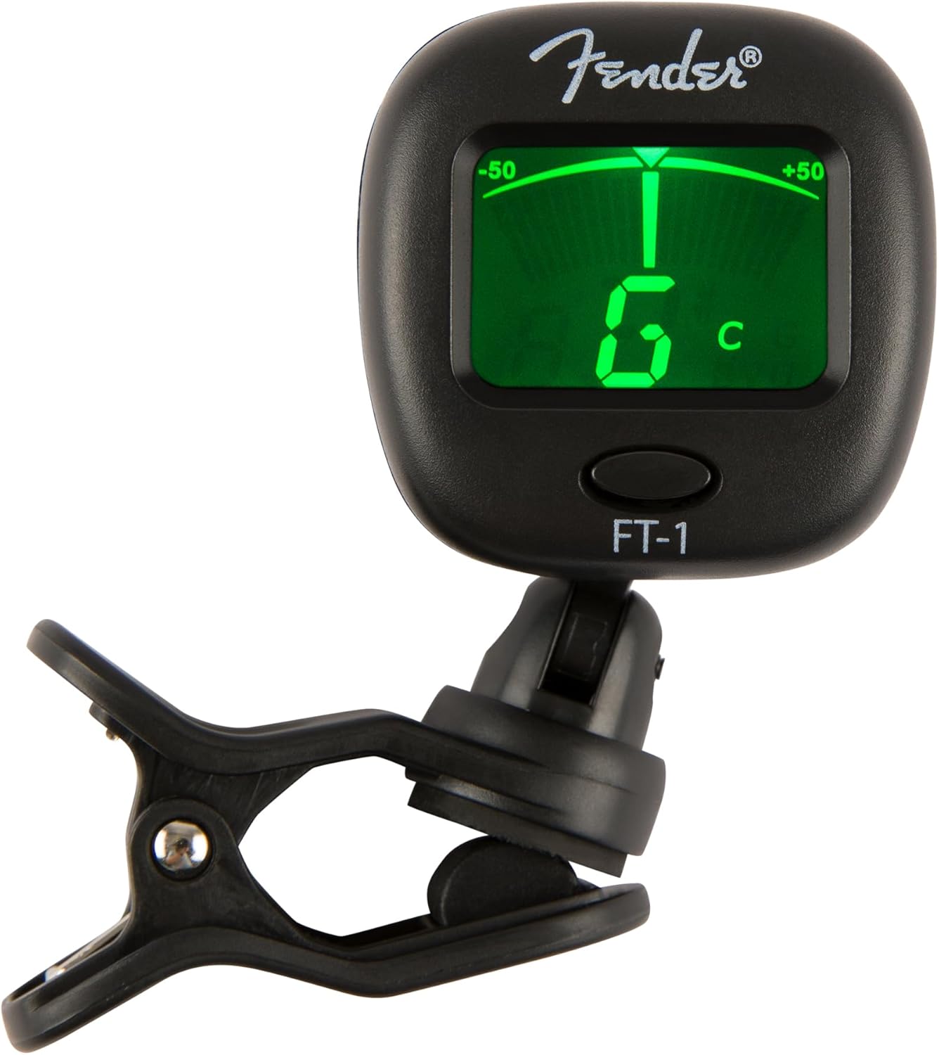 Fender FT-1 Pro Clip-On Tuner, For Electric, Acoustic & Bass Guitars & Ukuleles, Black