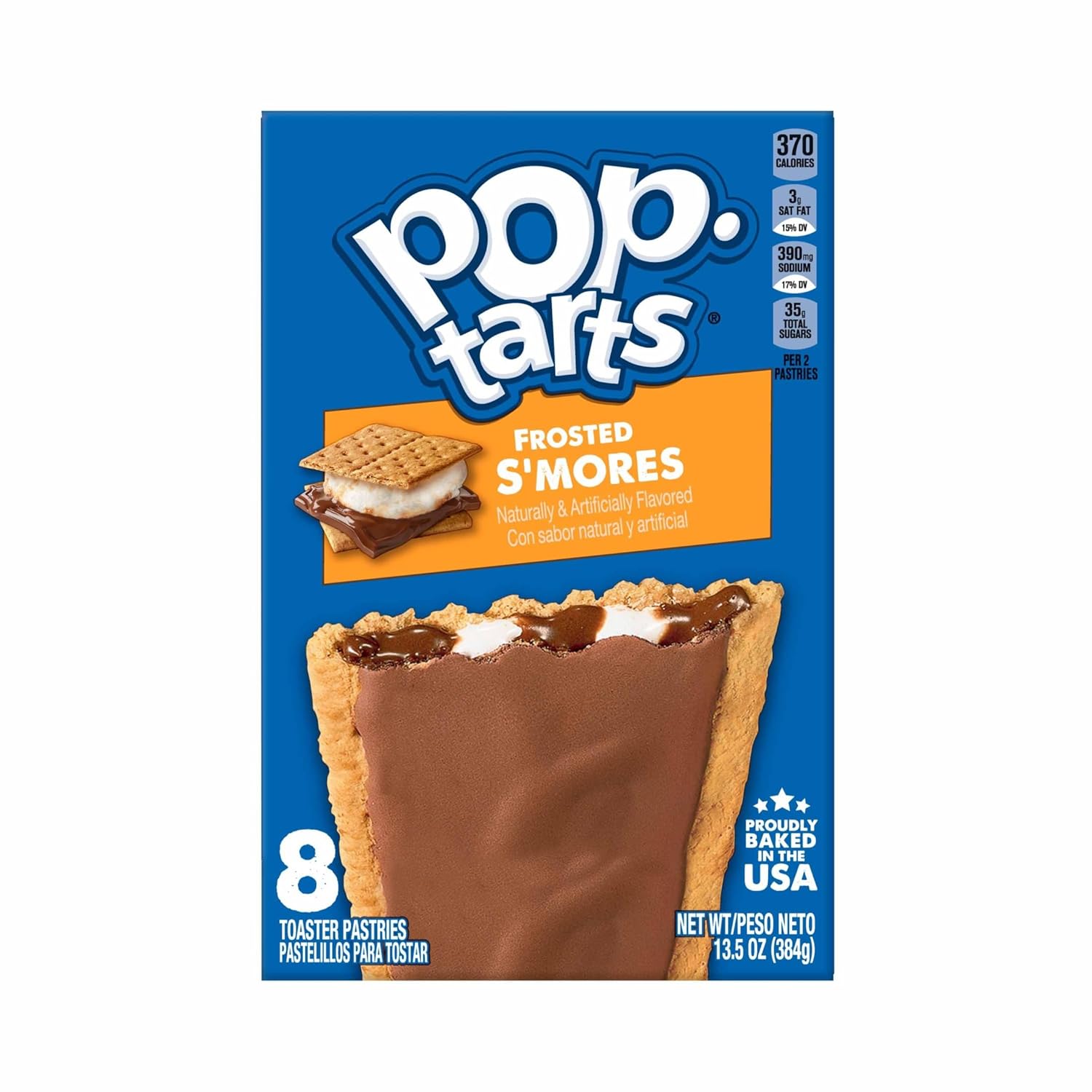 Pop-Tarts Toaster Pastries, Breakfast Foods, Kids Snacks, Value Pack, Frosted S'mores (64 Pop-Tarts)