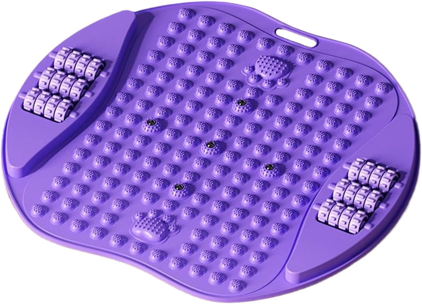 Foot Massage Mat, Ergonomic Pressure Point Stimulator Pad with Reflexology Walking Plate, Portable Massager for Home, Family, Coworkers, Wellness, Relaxation,