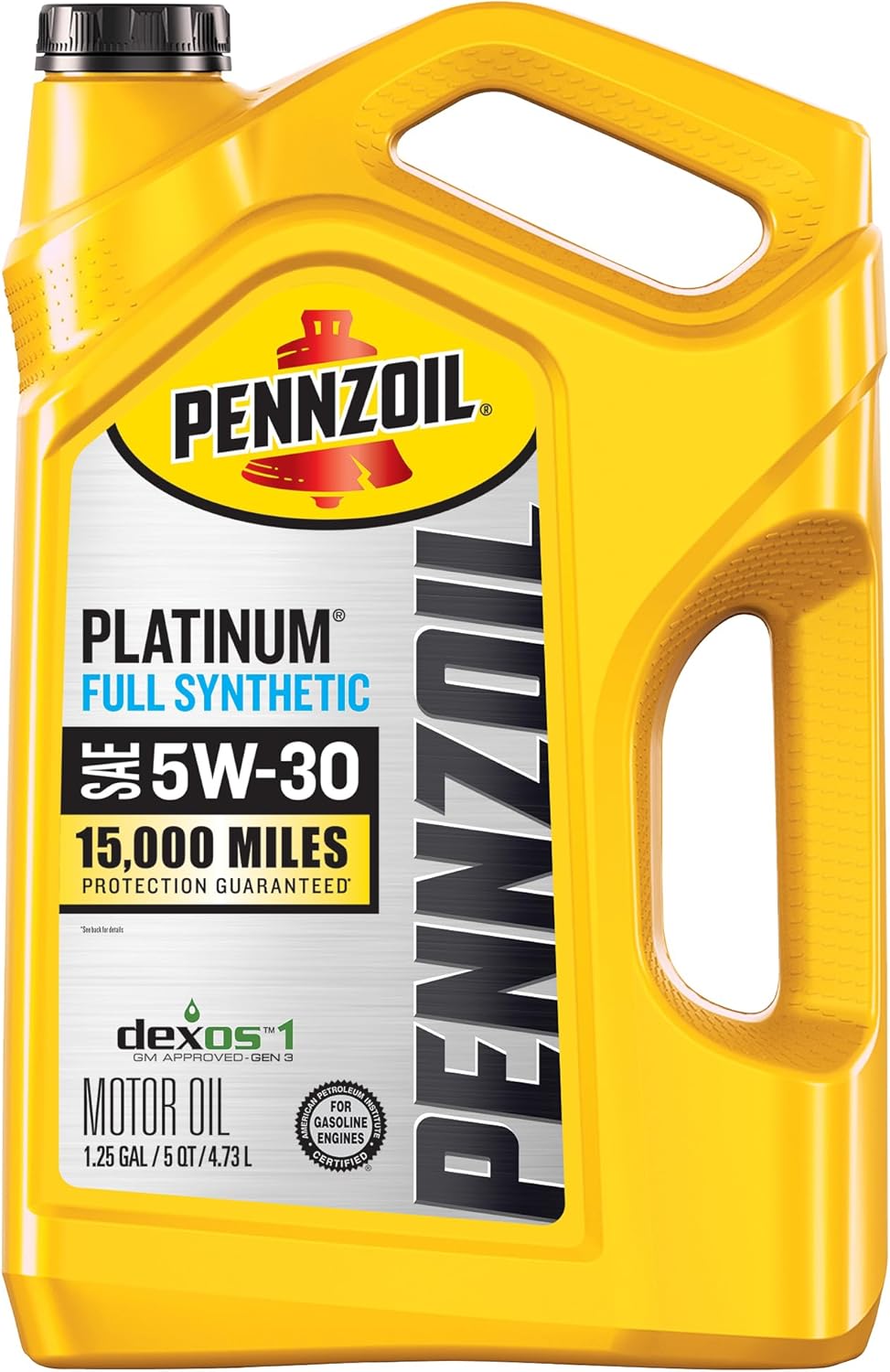 Pennzoil Platinum Full Synthetic 5W-30 Motor Oil, 5 Quart
