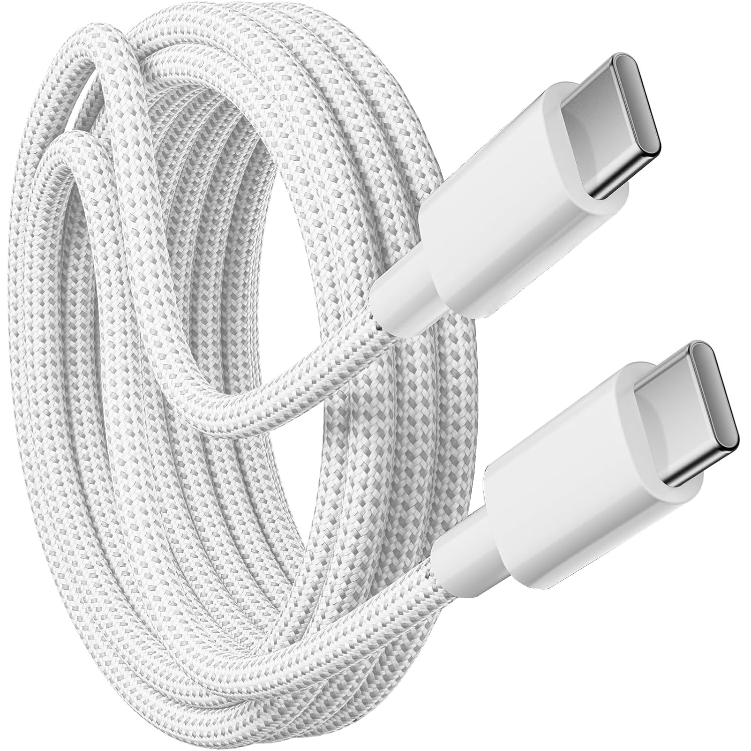 KP TECHNOLOGY 60W Fast Charger Cable for Honor Pad X7 / Pad 10 / Pad X9a / Pad V9 / X8a / 9 / X9 / 8 / X8 / Honor MagicPad 2 / Huawei MatePad 12 X/SE Pro/MatePad, USB C to C Cable (WHITE, 1M)