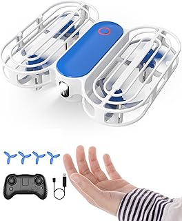 Drone for Kids, Drone with Altitude-Hold, 3D Flip, Circle Fly, Self-Rotation, Headless Mode, 3 Speed Modes, Palm Take-Off, One-Click Landing, Drone for Kids 14+, Beginners, Indoor