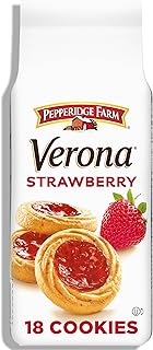 Pepperidge Farm Verona Strawberry Thumbprint Cookies, 6.75 OZ Bag (18 Cookies)