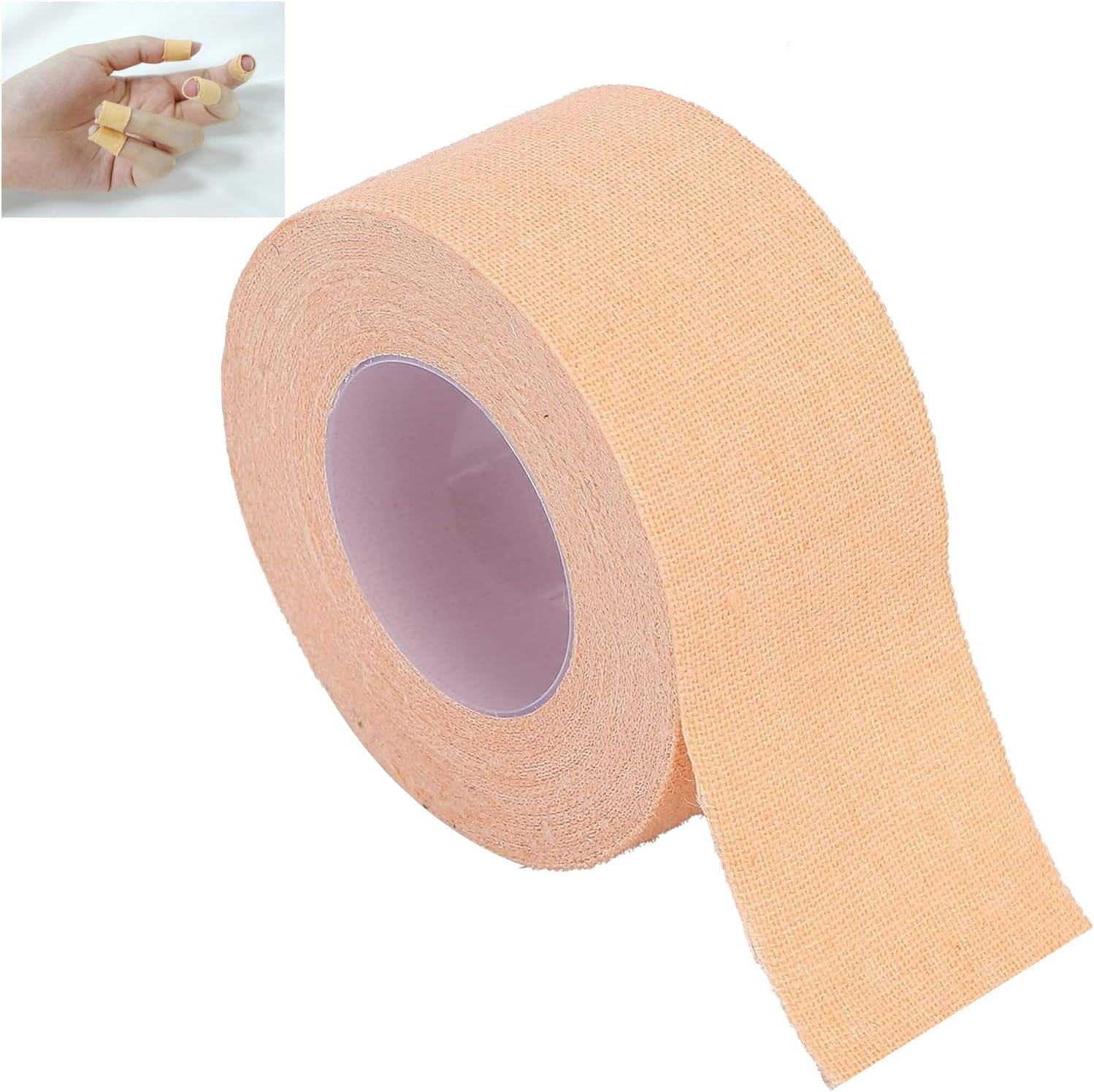 Self‑Adhesive Wrap Tape, Cohesive Bandage Wrap,Adhesive Surgical Tape Self Adhesive Bandage Tape for Wound Dressing Care (Skin Color 2.5cm*5m)