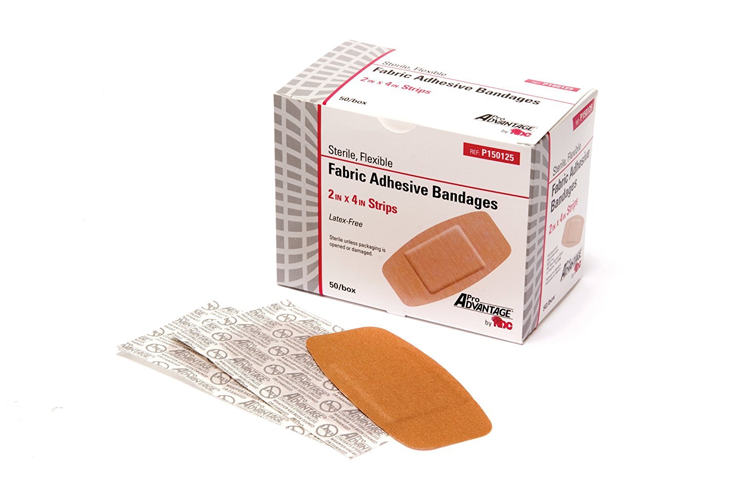 TM80759 P150125 Flexible Large Adhesive Bandages 2" x 4" (Pack of 50)