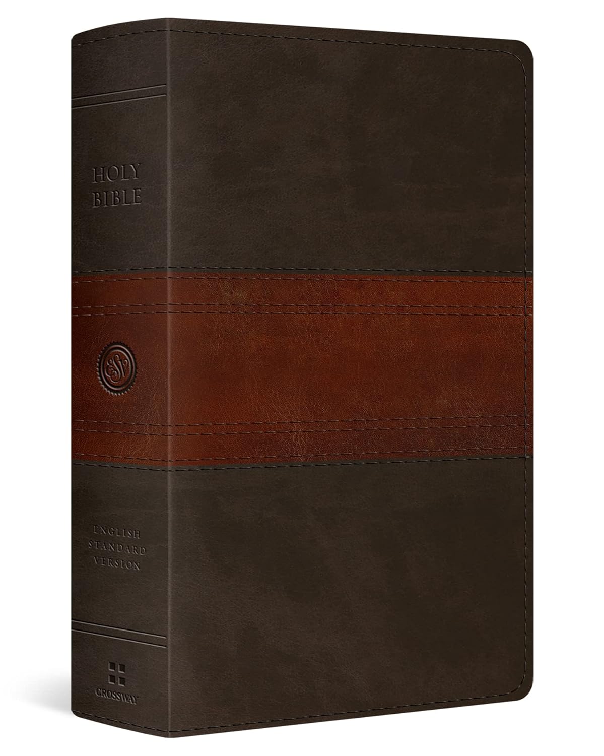 ESV Large Print Personal Size Bible, Red Letter (TruTone, Forest/Tan, Trail Design): Esv Personal Size Bible Trutone, Forest/tan, Trail Design