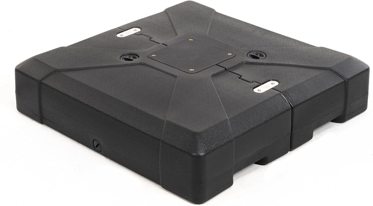 PURPLE LEAF DY1150 Offset Patio Umbrella Base Sand/Water Filled Square, 38.9'' X 38.9''