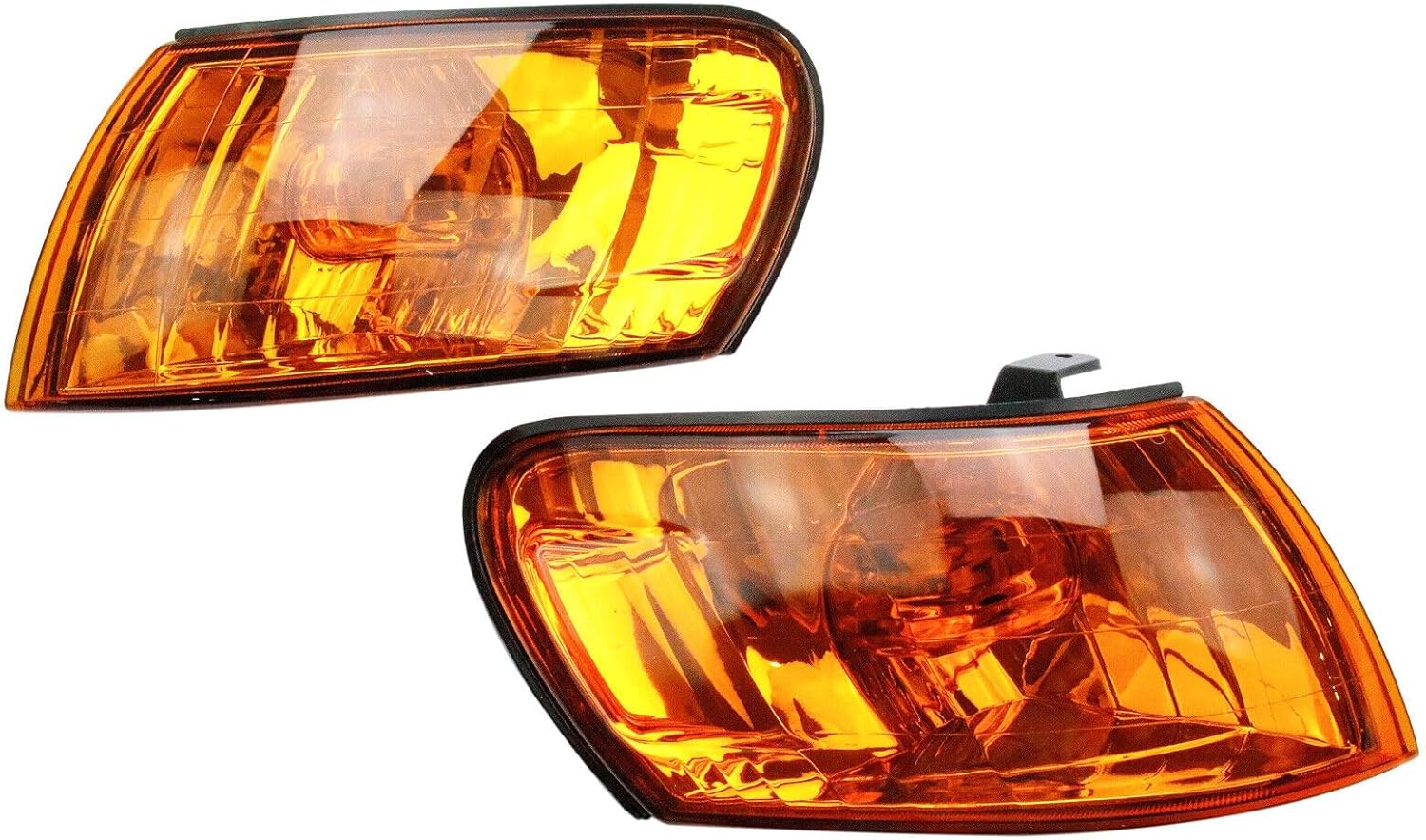 2-Pack Amber Turn Signal Lights for 1993-1997 Corolla AE100/AE101, Direct Fit Parking Corner Lamps with UV-Resistant Len