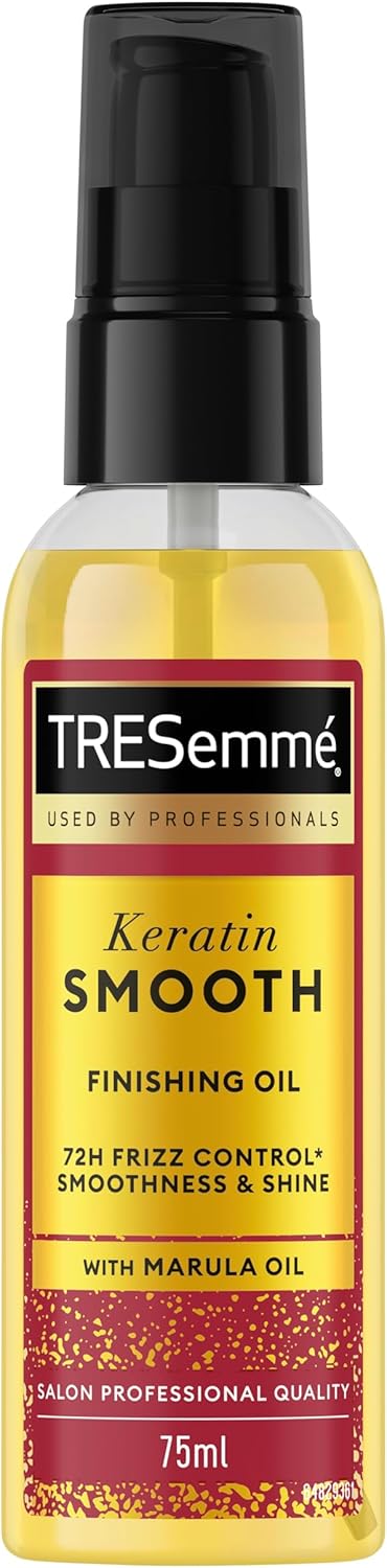 TRESemme Keratin Smooth Finishing Hair Oil hair treatment with Marula Oil for 72h frizz control*, smoothness & shine 75 ml