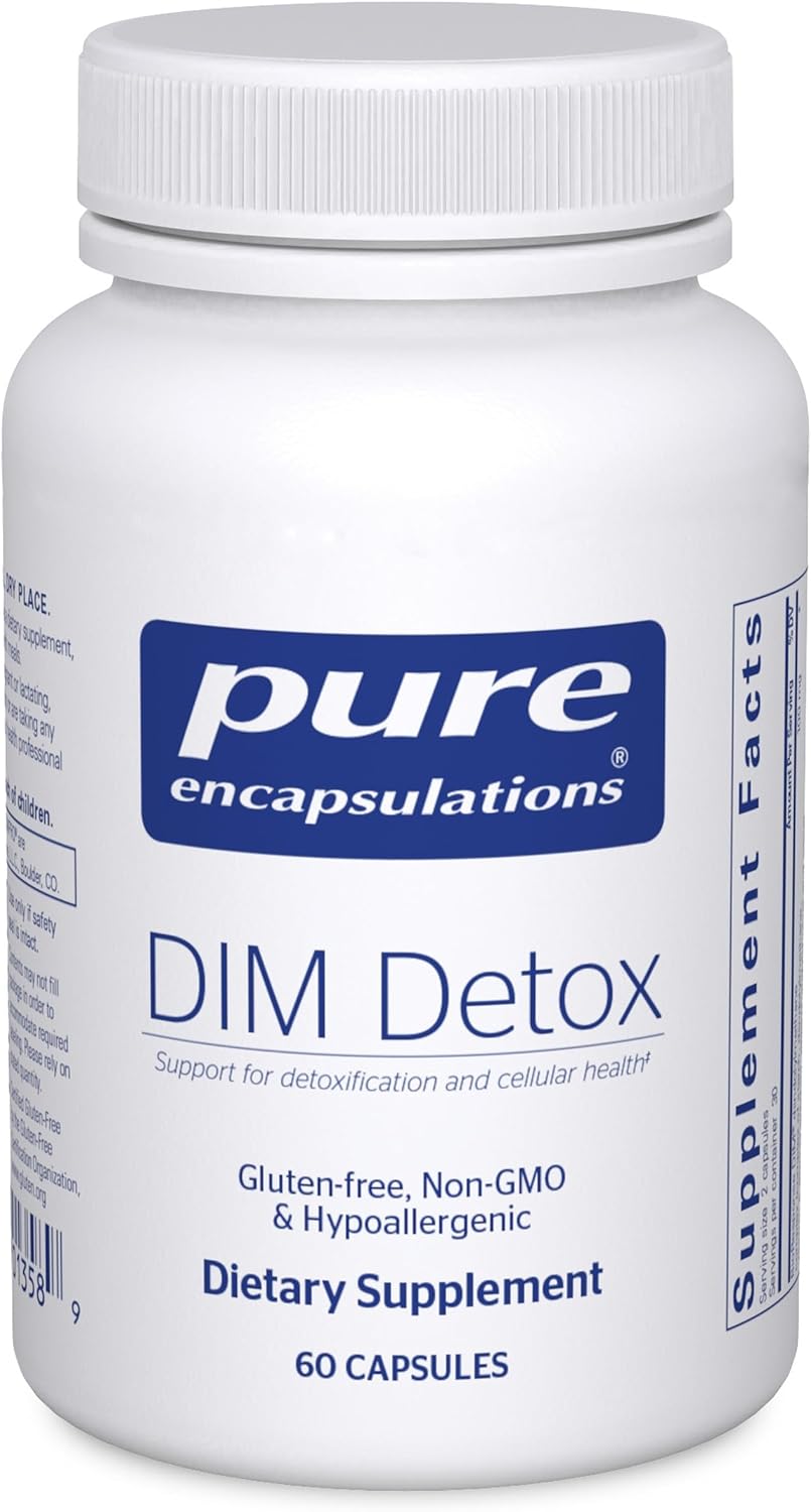 Pure Encapsulations DIM Detox, 60 Capsules