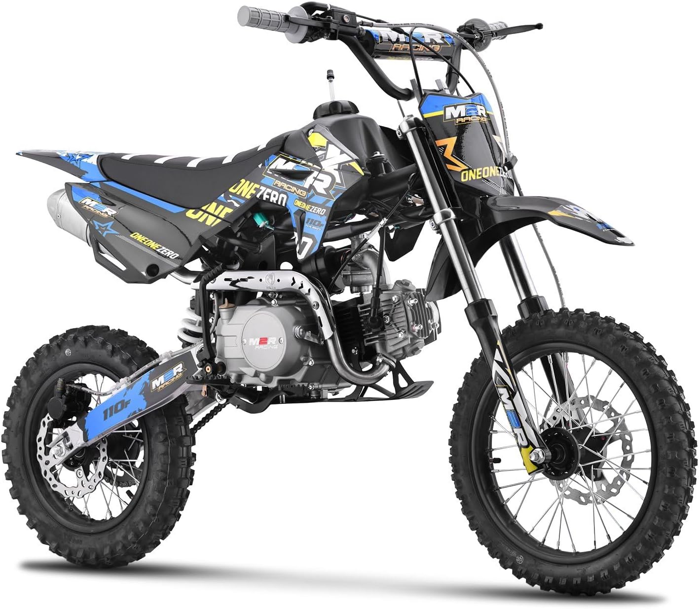 M2R Racing KX110F 110cc Pit Bike 2025 Model – Manual & Semi-Auto – 14/12 Wheels – Entry Level Off Road Dirt Bike – Available in Red, Blue & Grey