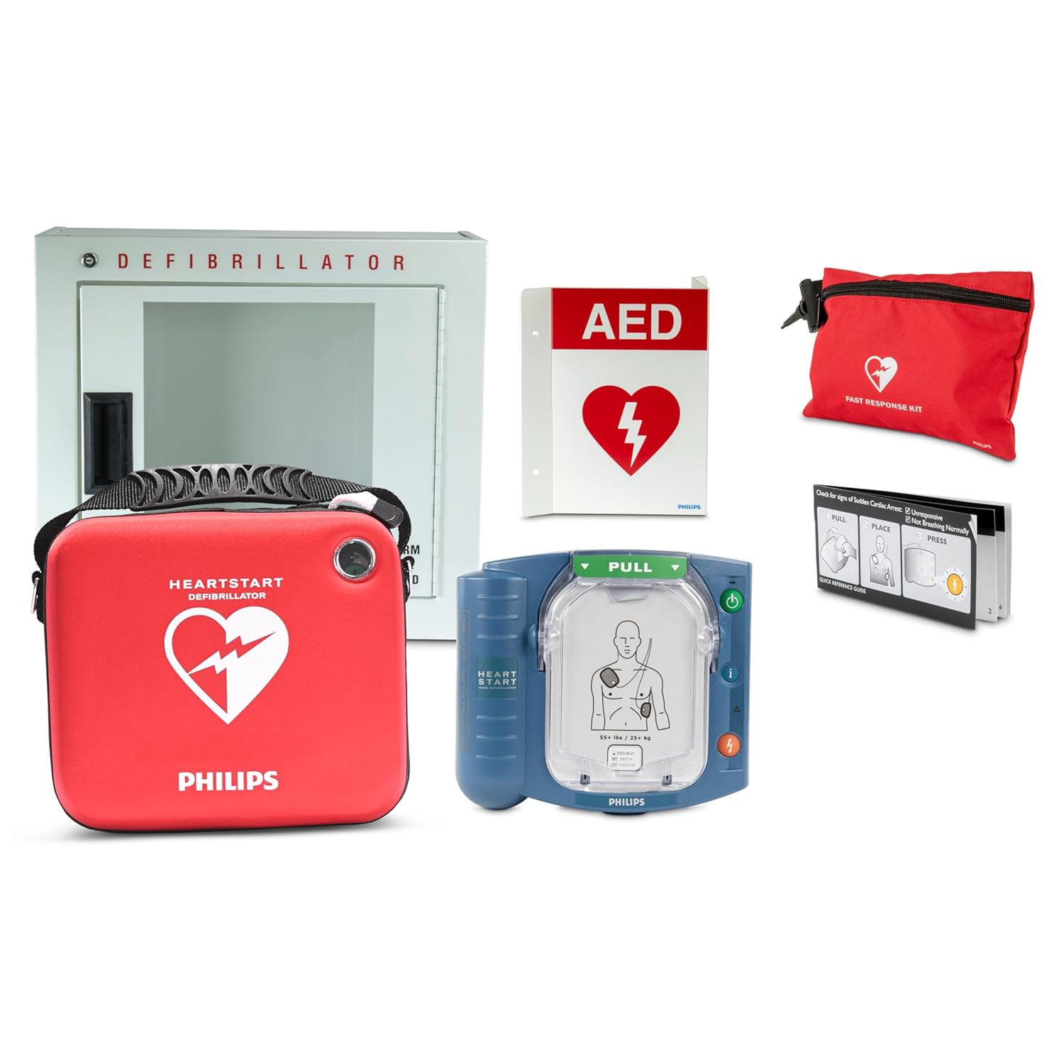 Philips HeartStart OnSite AED Defibrillator, Business Package M5066A-C02BPB