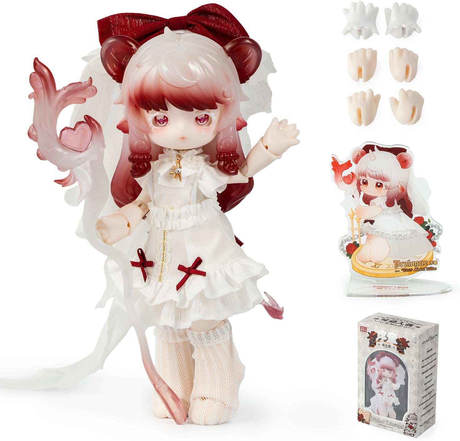 BEEMAI Antu Spirit of The Book Series - Prologue, 1/12 BJD Dolls Random Design Cute Figures Collectibles Birthday Gift