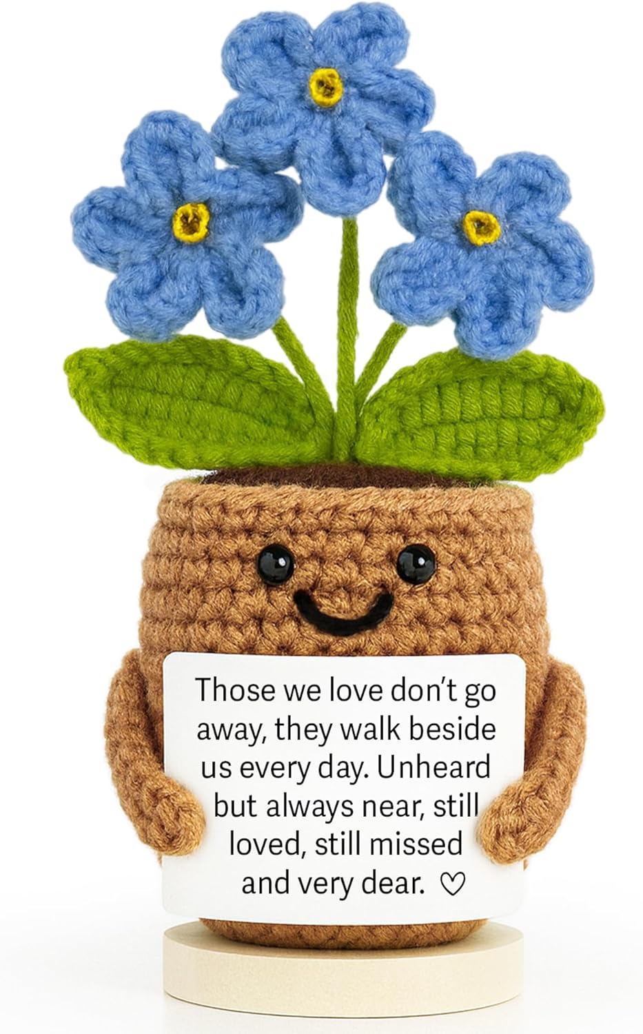 Memorial Gifts - Sympathy Gifts for Loss of Loved One - Grief Bereavement Remembrance Gift - Condolence Sympathy Gift for Mom Dad, Father Mother - Memorial Toy Figure Collectible Doll Crochet
