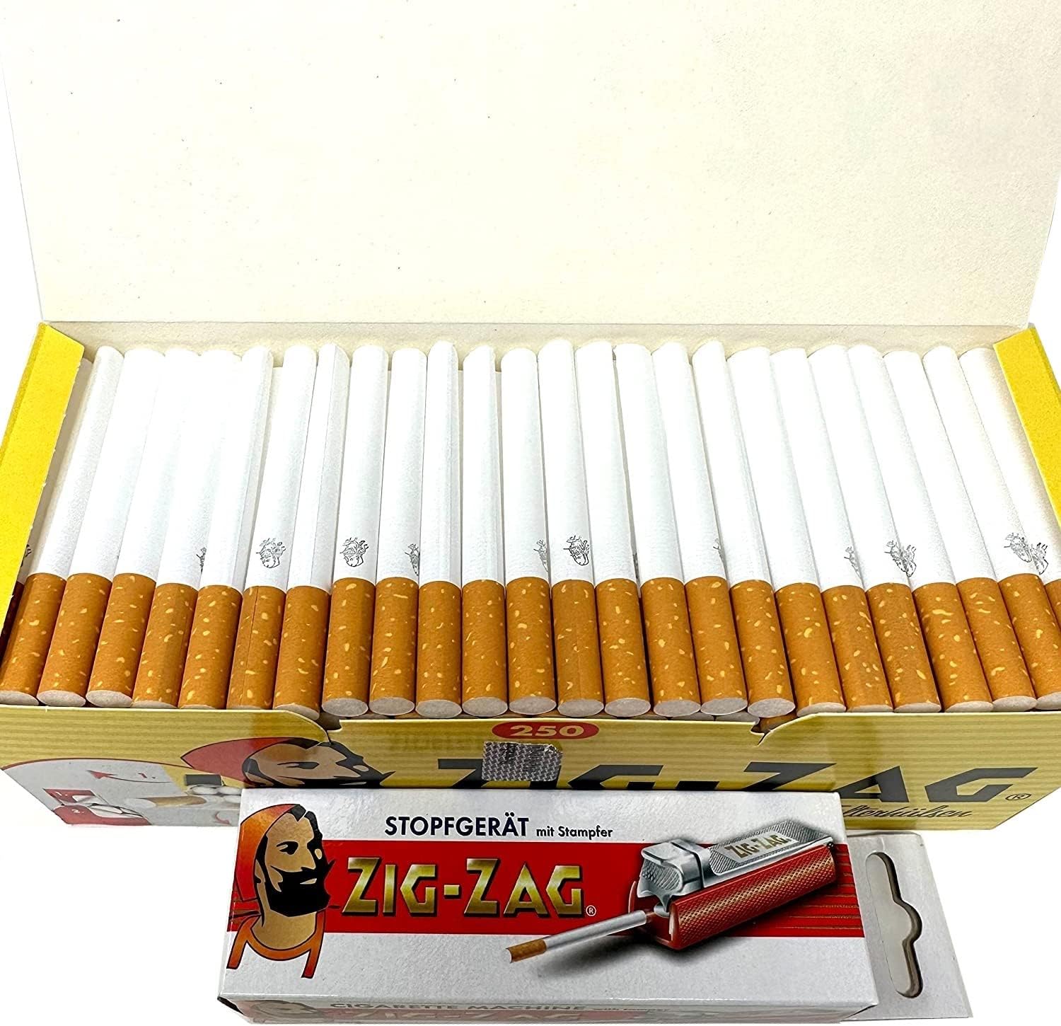 Reds Global Zig-ZAG Empty Cigarette Tubes and Filling Machine - Starter Set