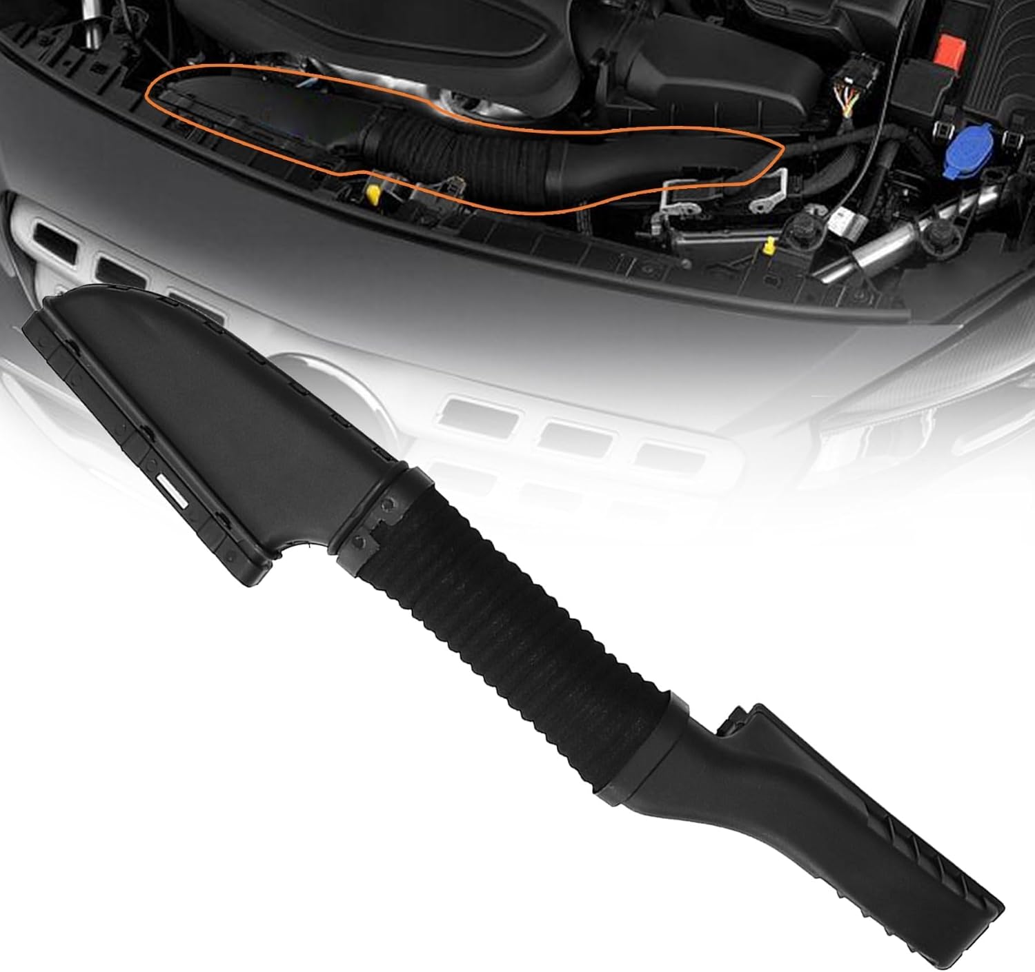 XQSMWF Air Cleaner Intake Inlet Duct Hose Tube 2700900382 2700900100 Compatible with Mercedes-Benz CLA250 2014-2018 GLA250 2015-2018 B250 2013-2017