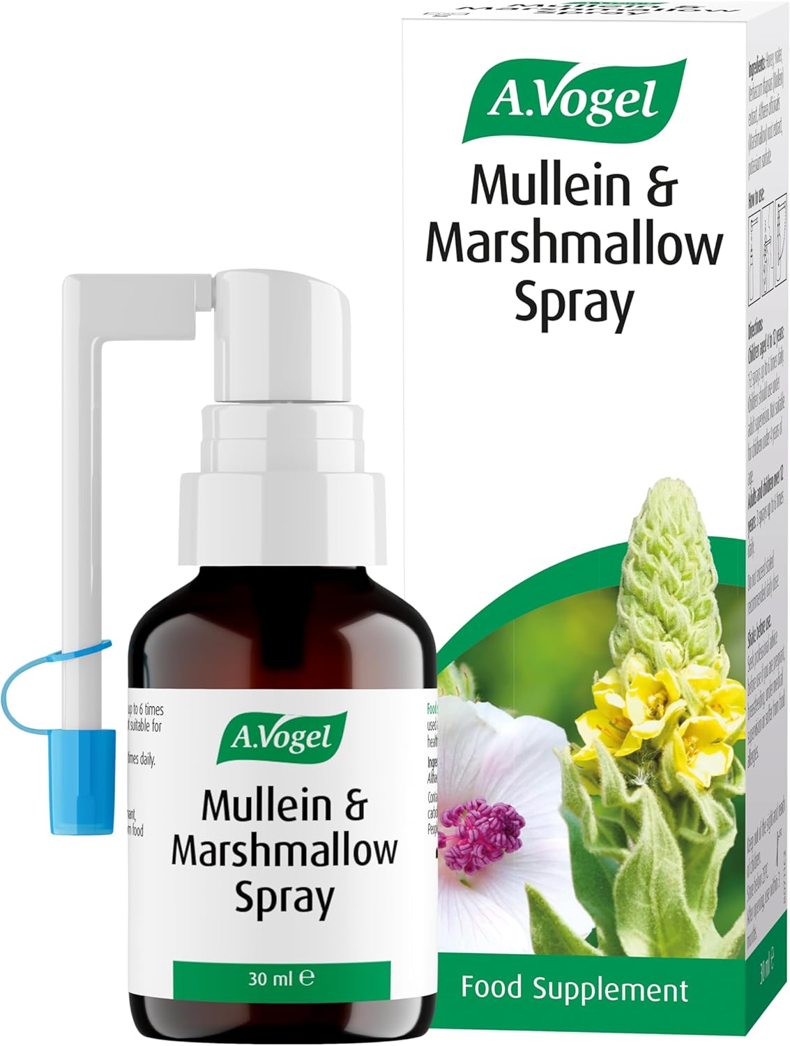 A.Vogel Mullein and Marshmallow Spray | 150 Sprays | 30ml