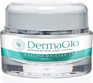 Derma Glo- Advanced Skincare- Ageless Moisturizer- Deeply Hydrate Day & Night Facial Moisturizer- Minimize Wrinkles and Aging 1oz/30ml