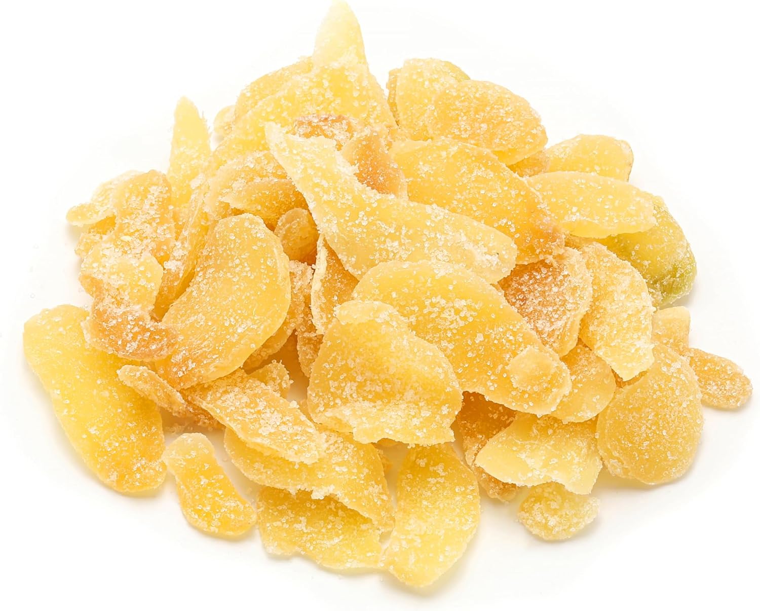 NUTS U.S. Dried Crystallized Ginger Slices in Resealable Bag (0.5kg)