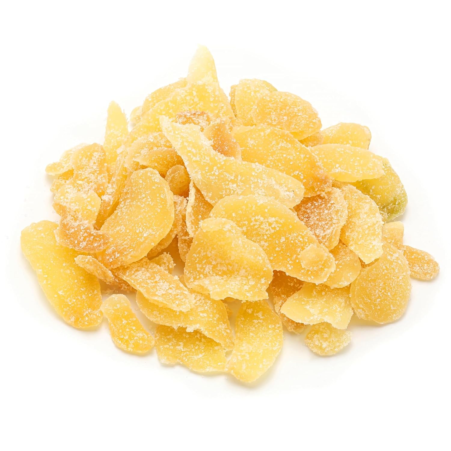 NUTS U.S. - Dried Crystallized Ginger Slices in Resealable Bag (1 LB)