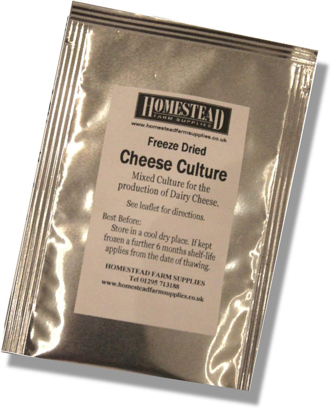 Homestead Cheese Culture - General Purpose Mesophilic - Freeze Dried Sachet