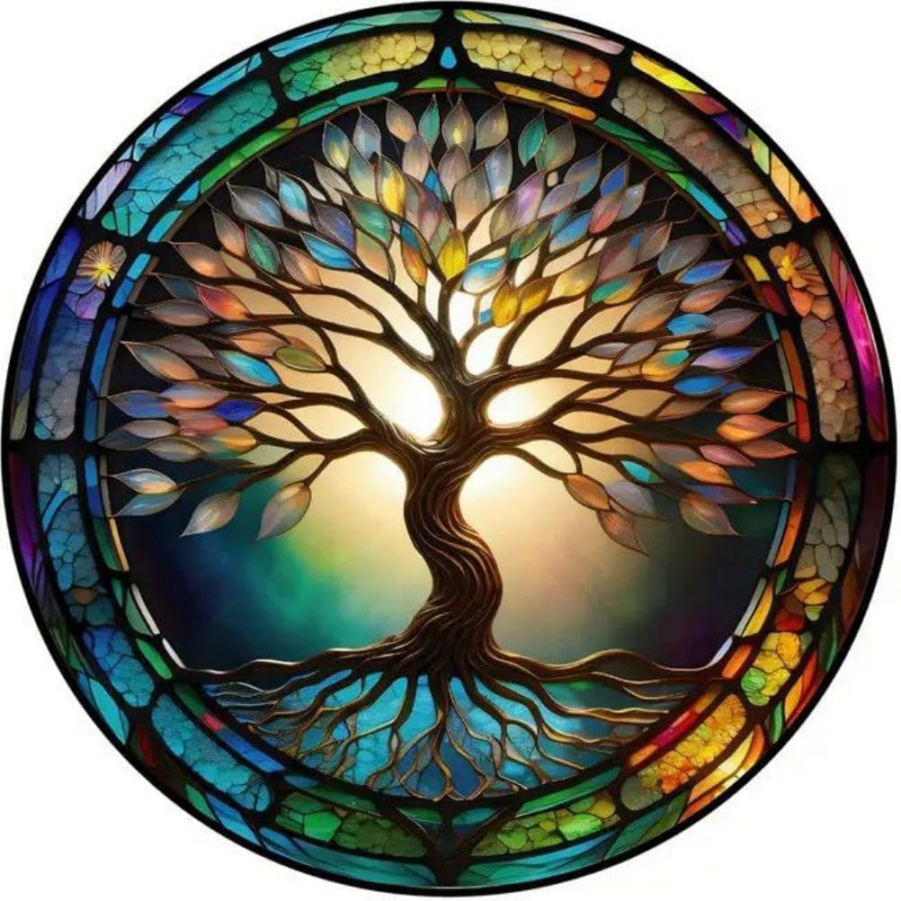 RYMILIE Diamond Painting Kits for Adults - Tree of Life DIY 5D Diamond Art Kits Full Drill Diamond Dots Paintings with Diamonds Gem Art and Crafts Home Decor 12x12inch