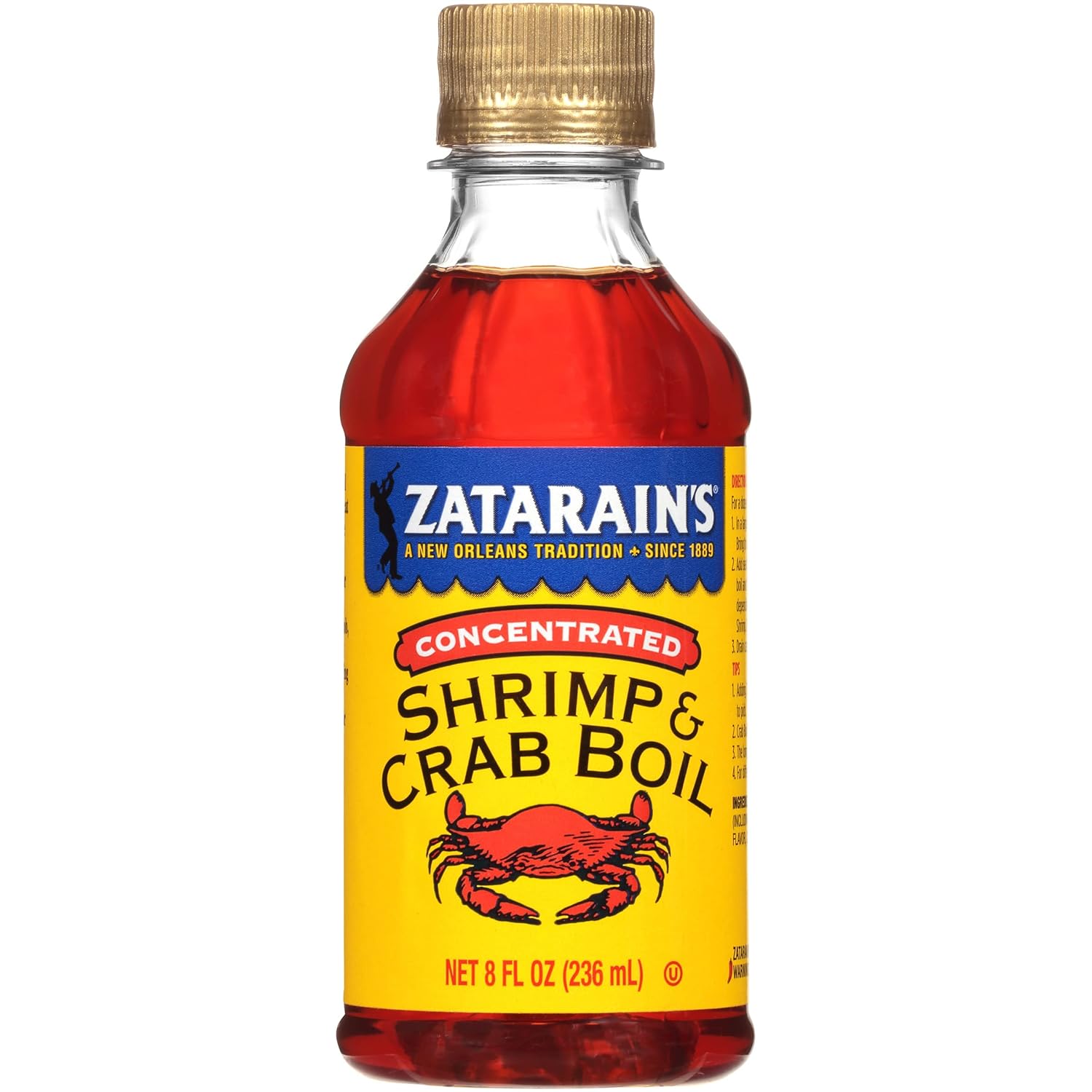 Zatarain's Concentrated Shrimp & Crab Boil, 8 fl oz