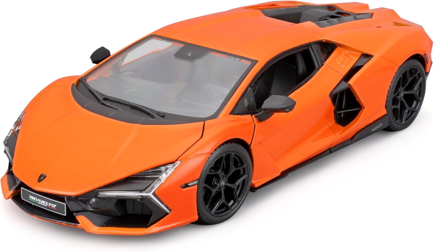 Bburago LAMBORGHINI REVUELTO - 1:24 Scale - Incredibly Detailed Die-Cast Replica Collectible Super Car, Orange