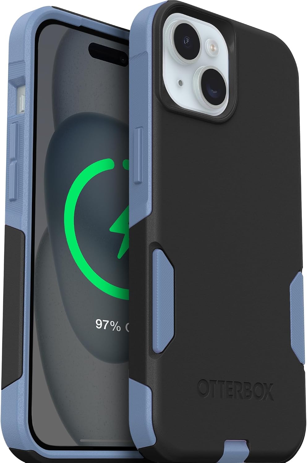 OtterBox iPhone 17e, 16e, 15, 14, 13 Commuter Series Case - Black & Blue