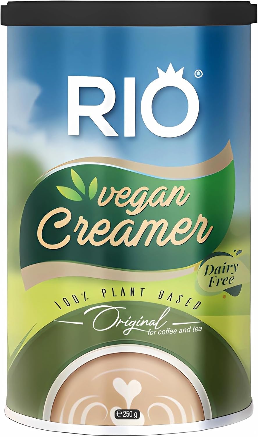 Rio Vegan Coffee Creamer (250g), Plant Based Milk Powder, Lactose Free, Non Dairy Creamer