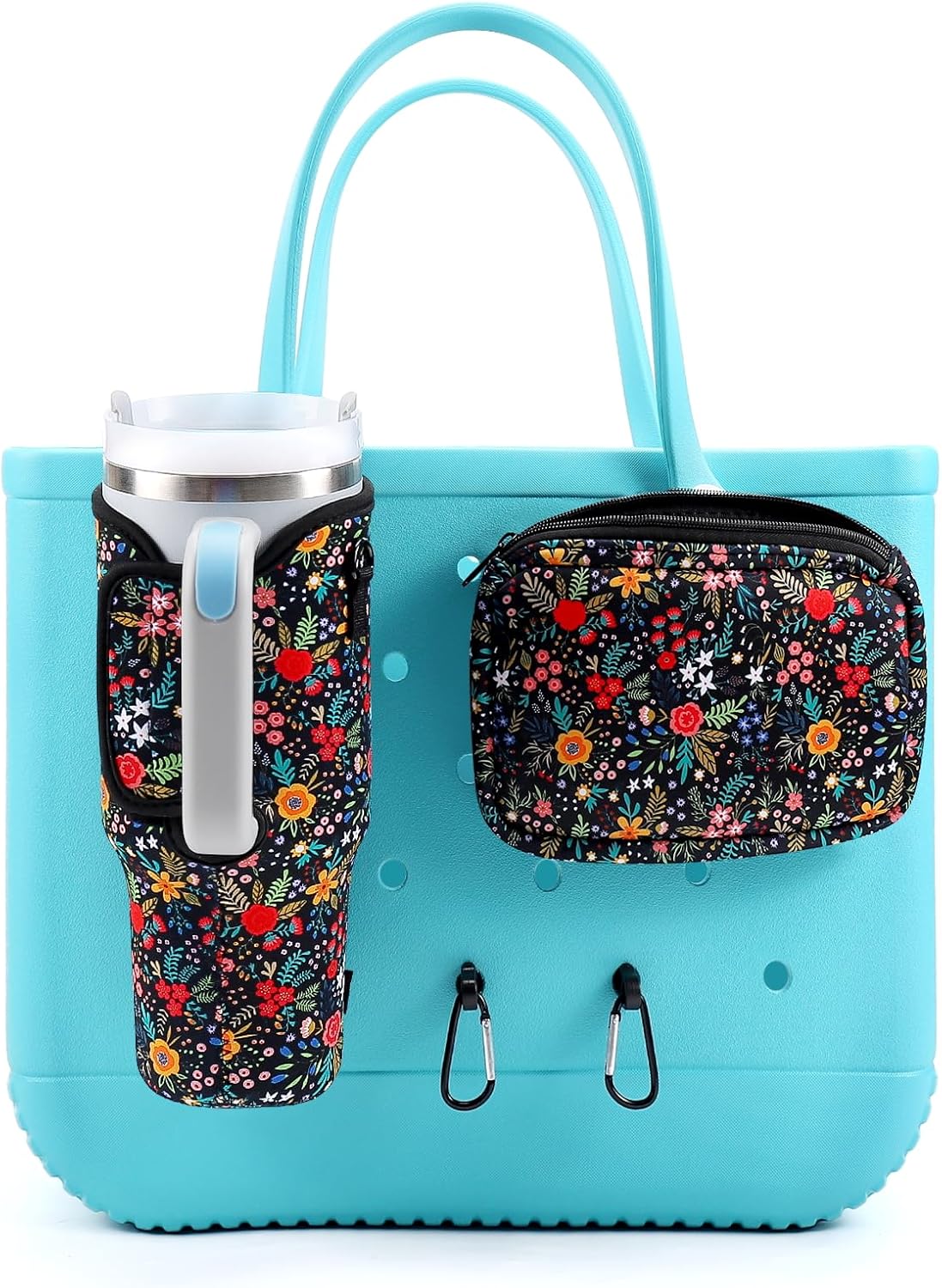 4PCS Organizer Holder for Bogg Bag, Accessories for Bogg Bags, Phone & Cup Holder compatible with Bogg Bag Original