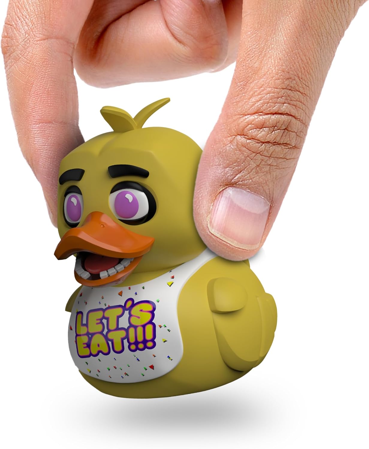 TUBBZ Mini: Five Nights at Freddy's - Chica Cosplaying Rubber Duck Vinyl Figure