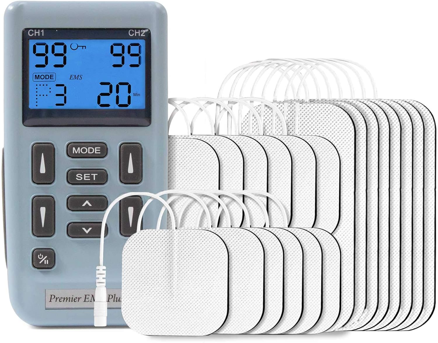 Med-Fit Digital (EM6300A) EMS Electronic Sports Muscle Stimulator and Muscle Toning Machine also includes 12 pain relief programmes