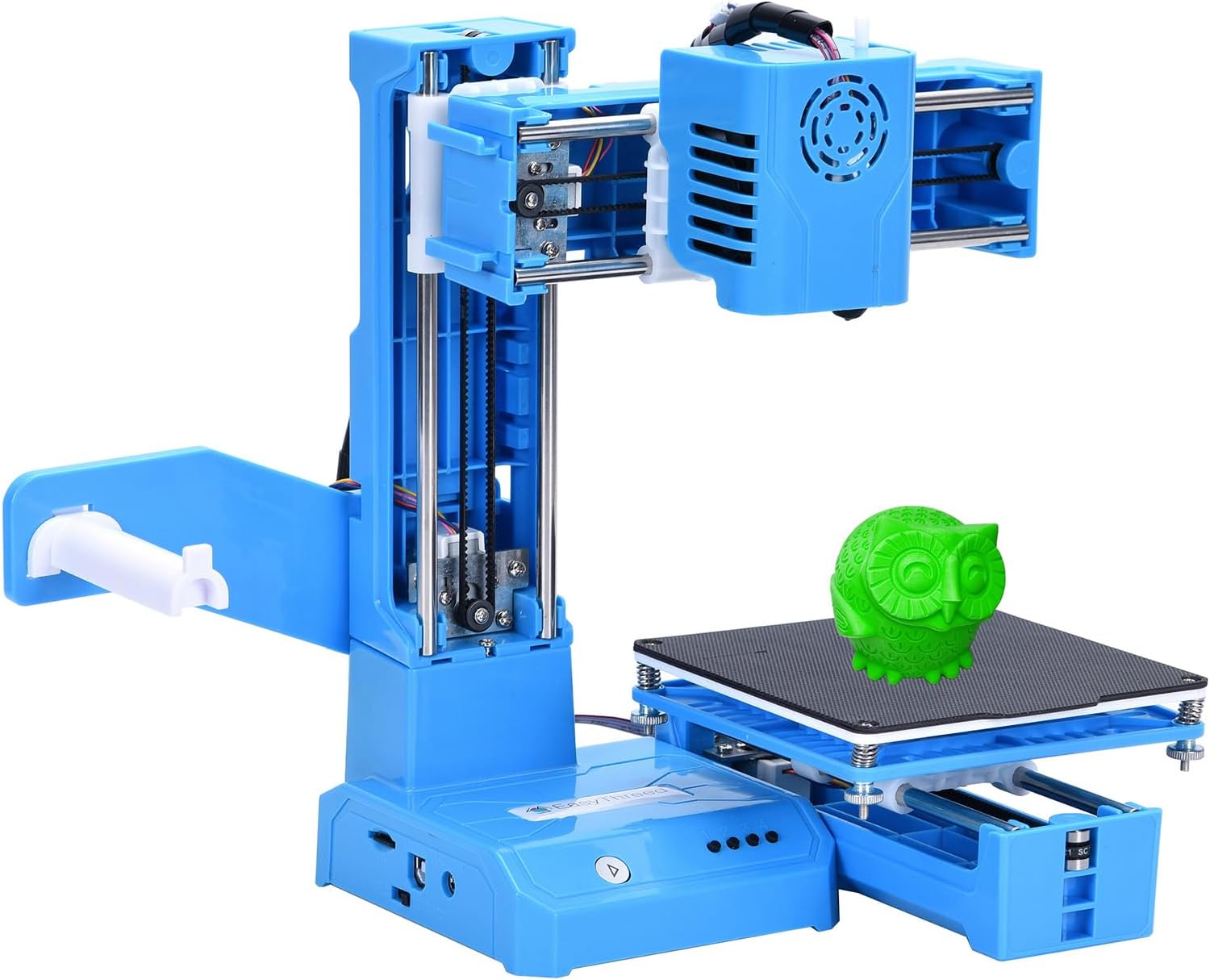 Sunydog 3D Printer Mini Desktop Printing Machine 100x100x100mm Print Size Removable Platform One-Key Printing with TF Card PLA Sample Filament for Beginners Household Education