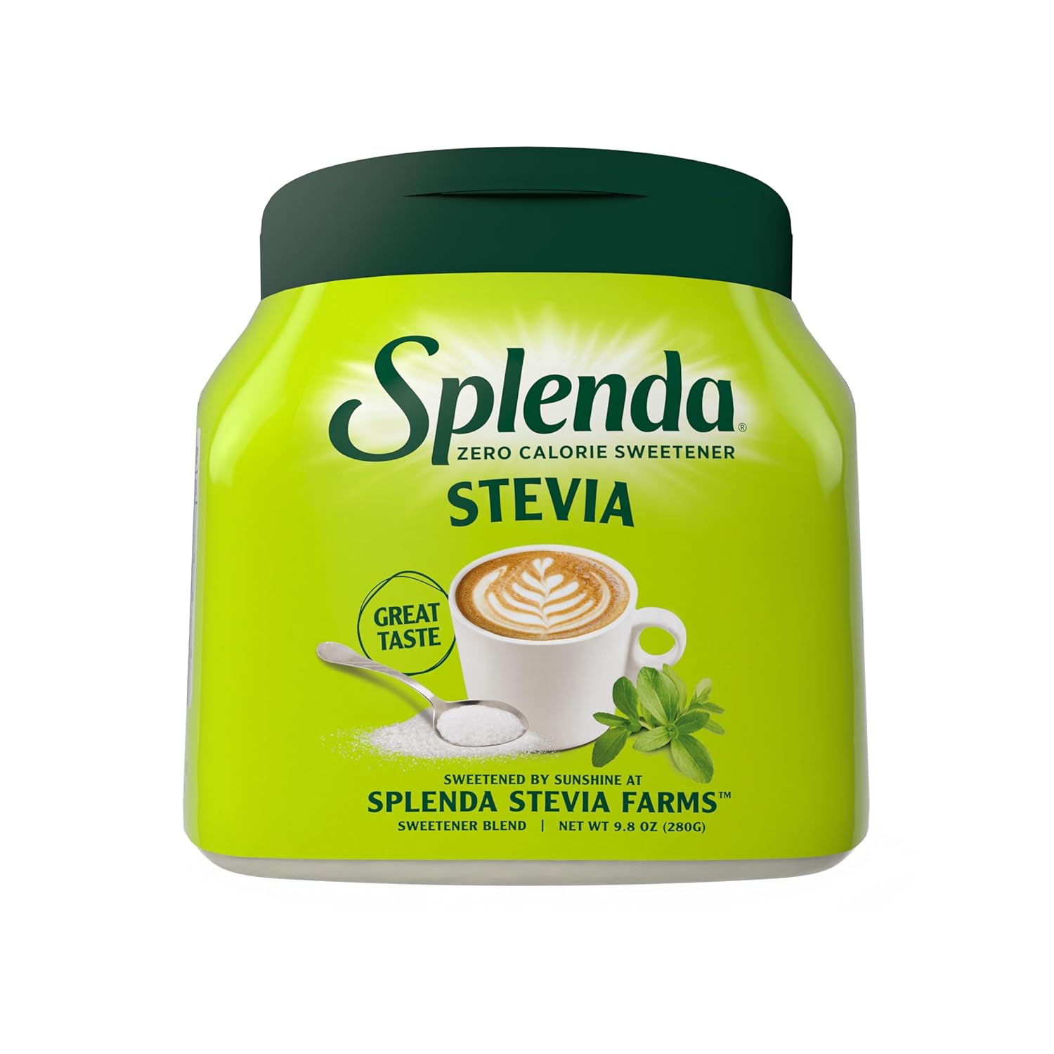 Splenda Naturals Stevia Sweetener: No Calorie, All Natural Sugar Substitute W/No Bitter Aftertaste. 9.8 Ounce Jar (Pack of 1)